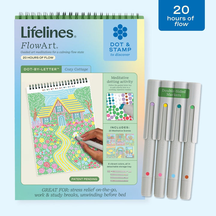 Lifelines FlowArt® - Dot-By-Letter - Cozy Cottage