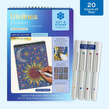 Lifelines FlowArt® - Dot-By-Letter Metallic Ink - Into the Galaxy
