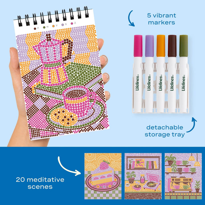 Lifelines FlowArt® Mini - Dot-By-Letter - Café Comforts