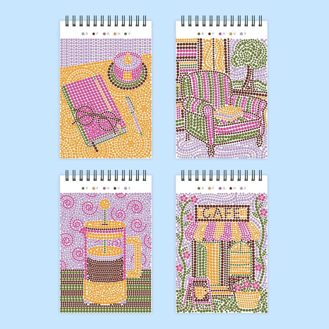 Lifelines FlowArt® Mini - Dot-By-Letter - Café Comforts