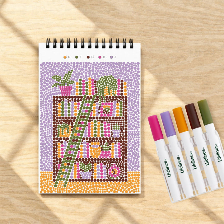 Lifelines FlowArt® Mini - Dot-By-Letter - Café Comforts