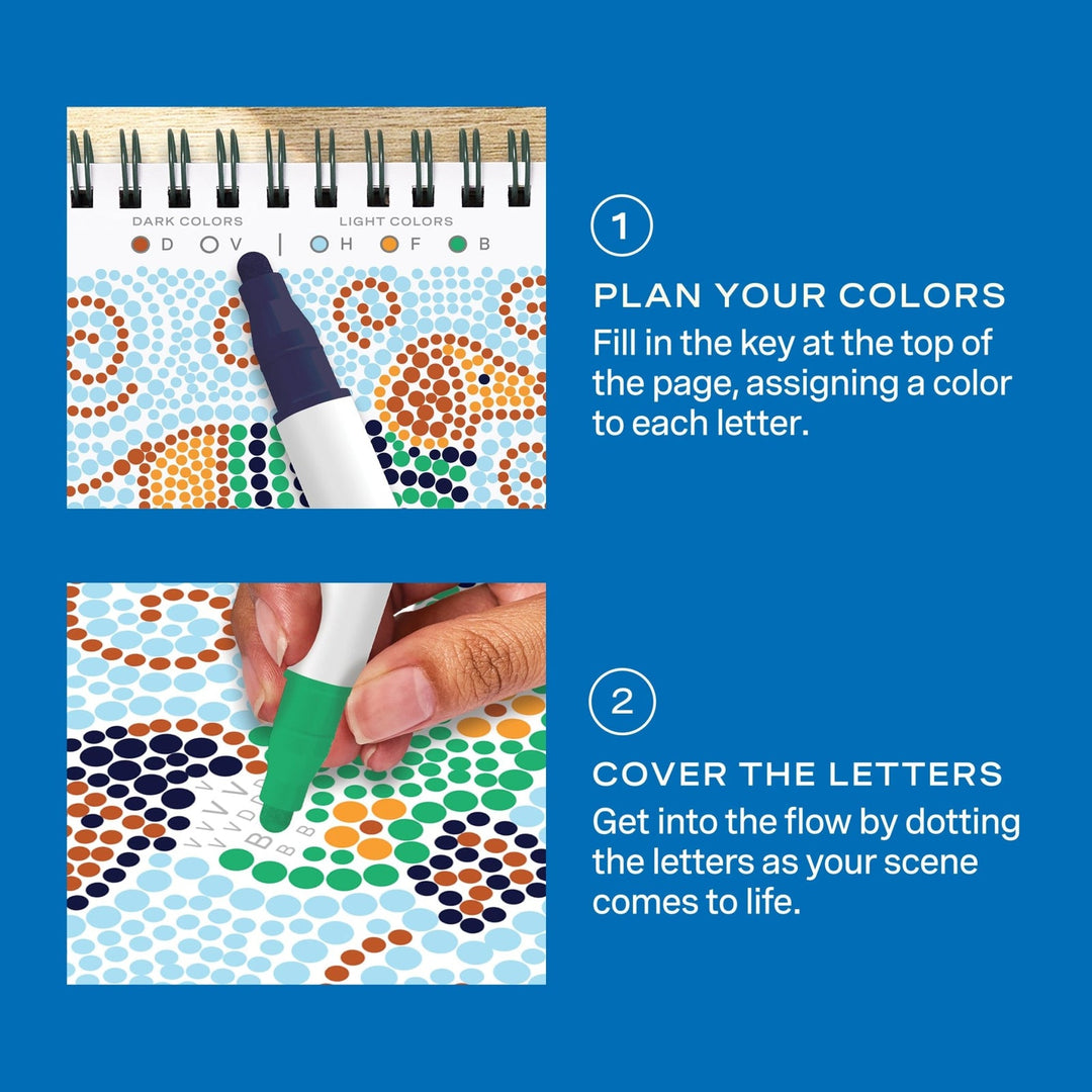 Lifelines FlowArt® Mini - Dot-By-Letter - Furry Friends