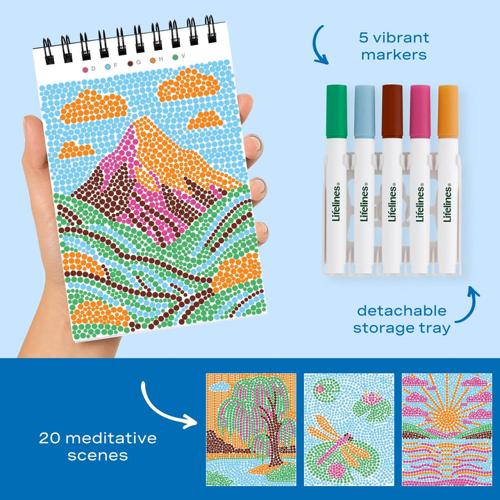 Lifelines FlowArt® Mini - Dot-By-Letter - Nature's Wonders