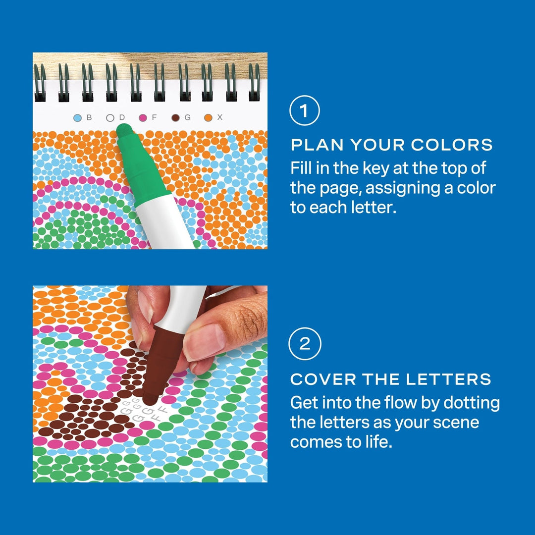 Lifelines FlowArt® Mini - Dot-By-Letter - Nature's Wonders