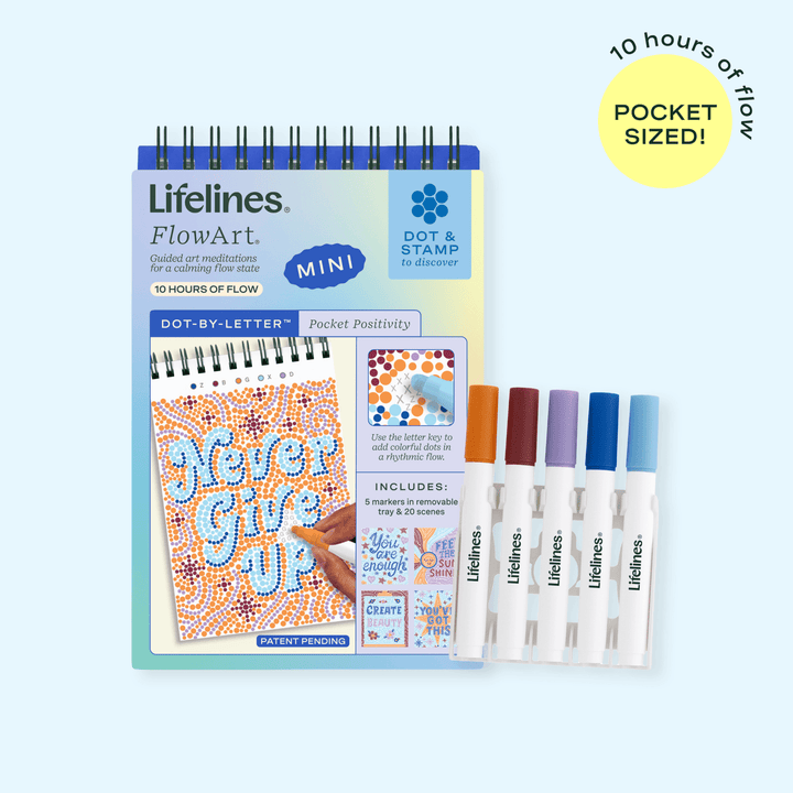 Lifelines FlowArt® Mini - Dot-By-Letter - Pocket Positivity