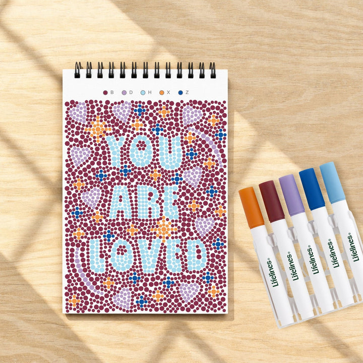 Lifelines FlowArt® Mini - Dot-By-Letter - Pocket Positivity