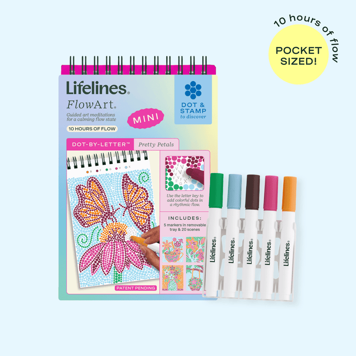 Lifelines FlowArt® Mini - Dot-By-Letter - Pretty Petals