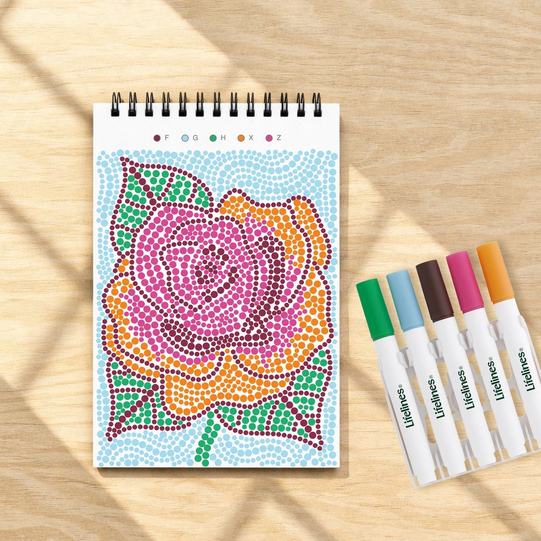 Lifelines FlowArt® Mini - Dot-By-Letter - Pretty Petals