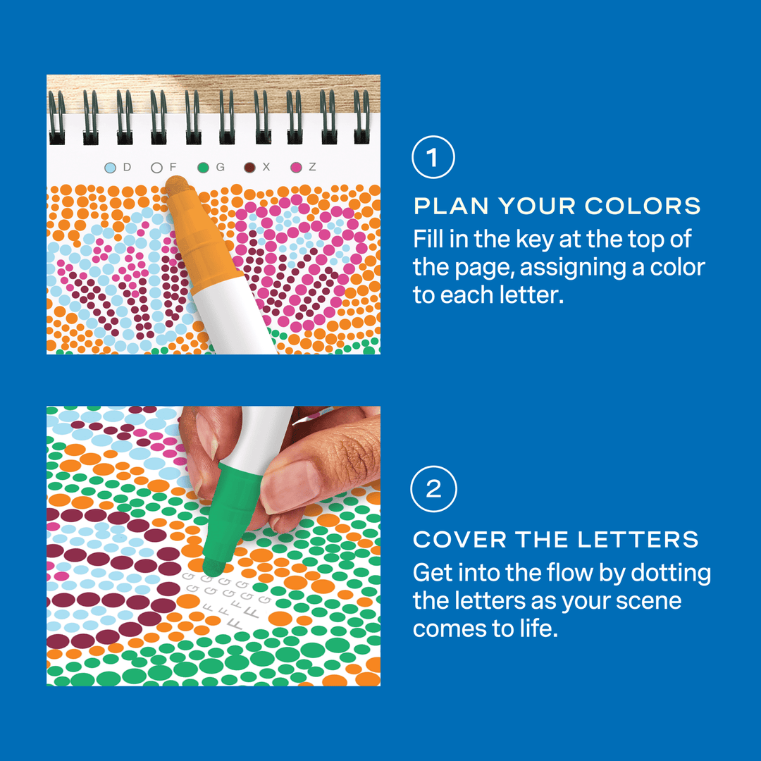 Lifelines FlowArt® Mini - Dot-By-Letter - Pretty Petals