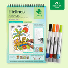 Lifelines FlowArt® - Trace-By-Groove - Jungle Oasis