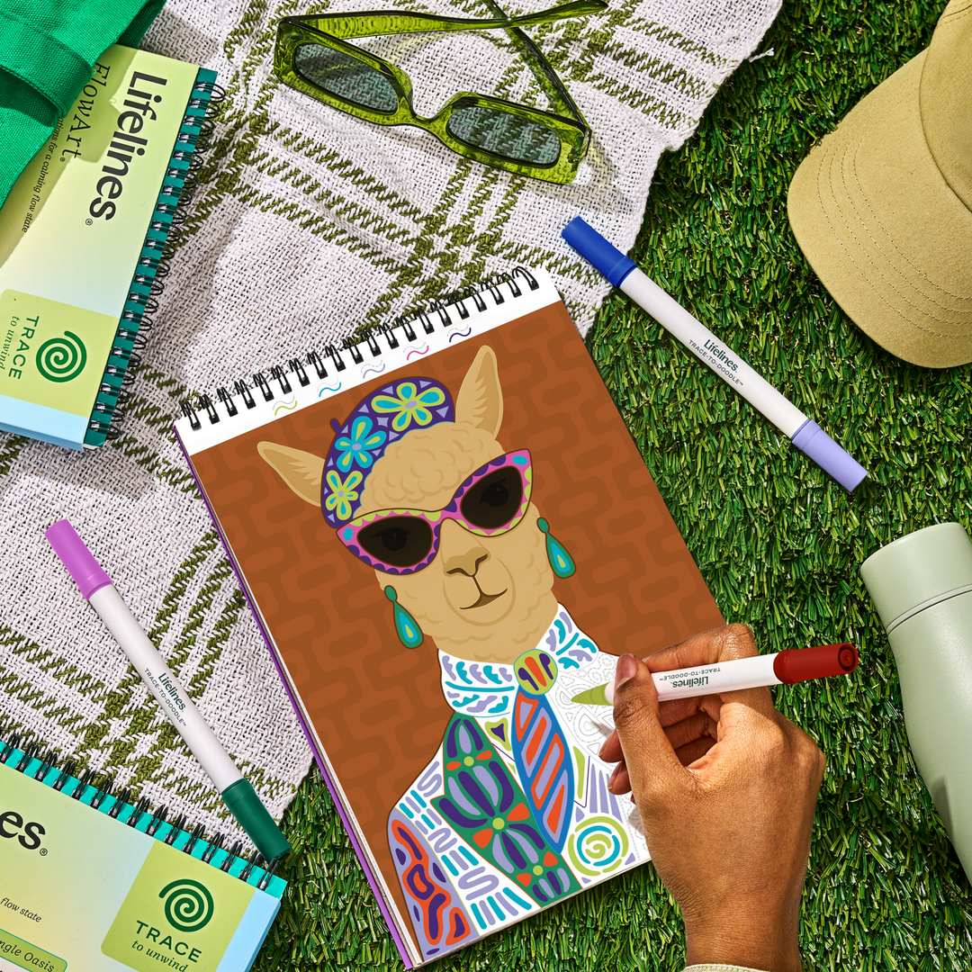 Lifelines FlowArt® - Trace-By-Doodle - Wild Style