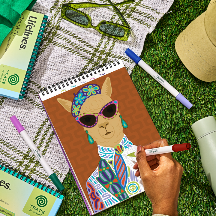 Lifelines FlowArt® - Trace-By-Doodle - Wild Style