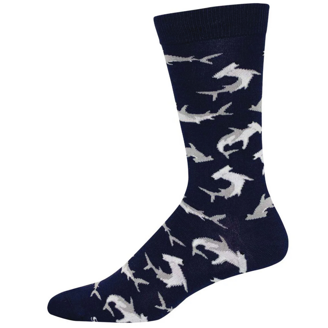 Socksmith Men's Bamboo Socks - Hammerheads