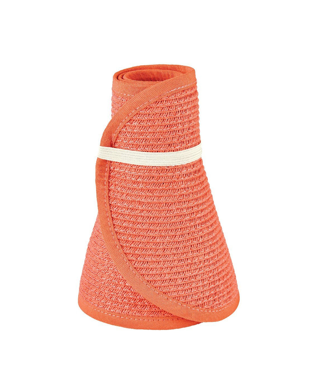 San Diego Hat Company Signature Women's Ultrabraid Large Brim Visor - Orange