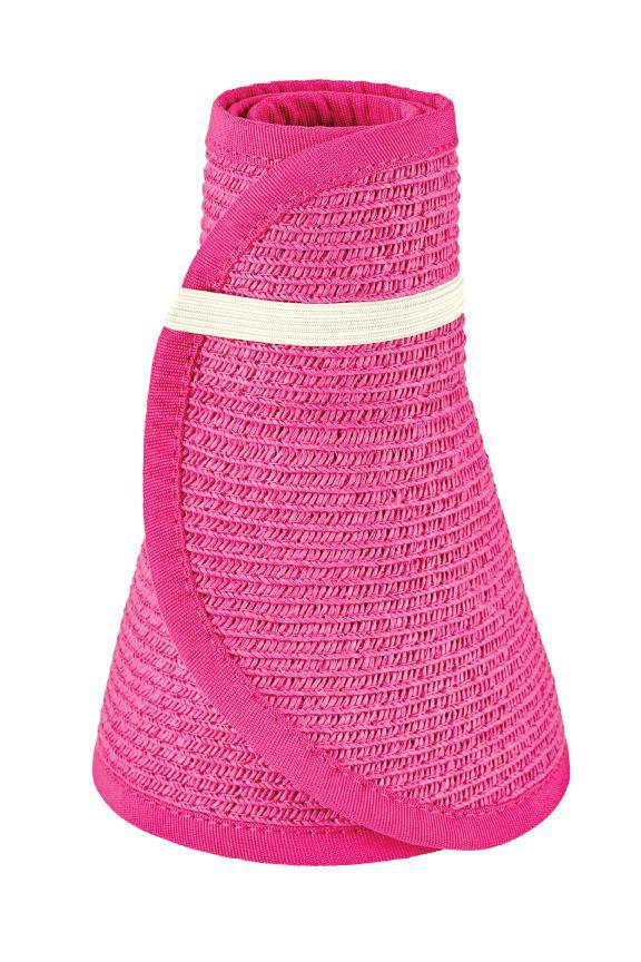 San Diego Hat Company Signature Women's Ultrabraid Large Brim Visor - Fuschia