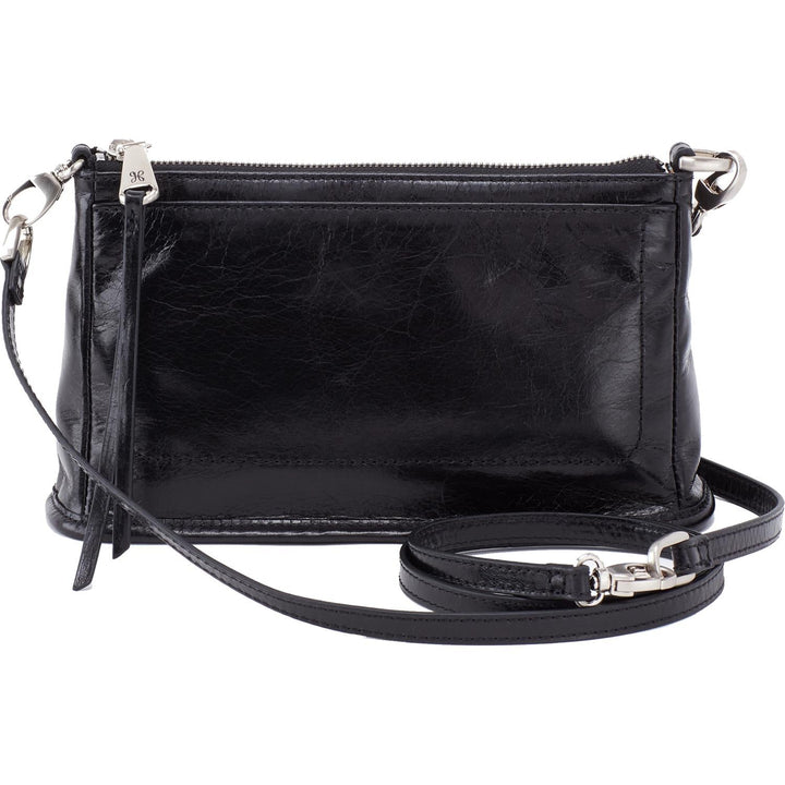 Hobo Cadence Convertible Crossbody - Black Polished Leather