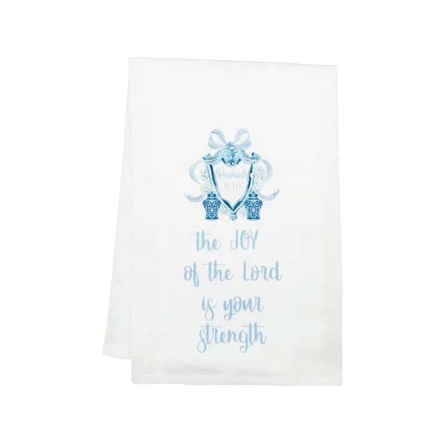 Standing On The Word Tea Towel - Joy of the Lord Nehemiah 8:10