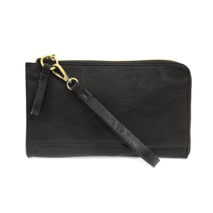 Joy Susan Karina Convertible Wristlet & Wallet - Black