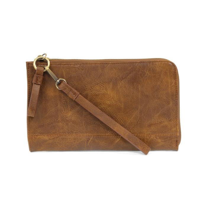 Joy Susan Karina Convertible Wristlet & Wallet - Pecan