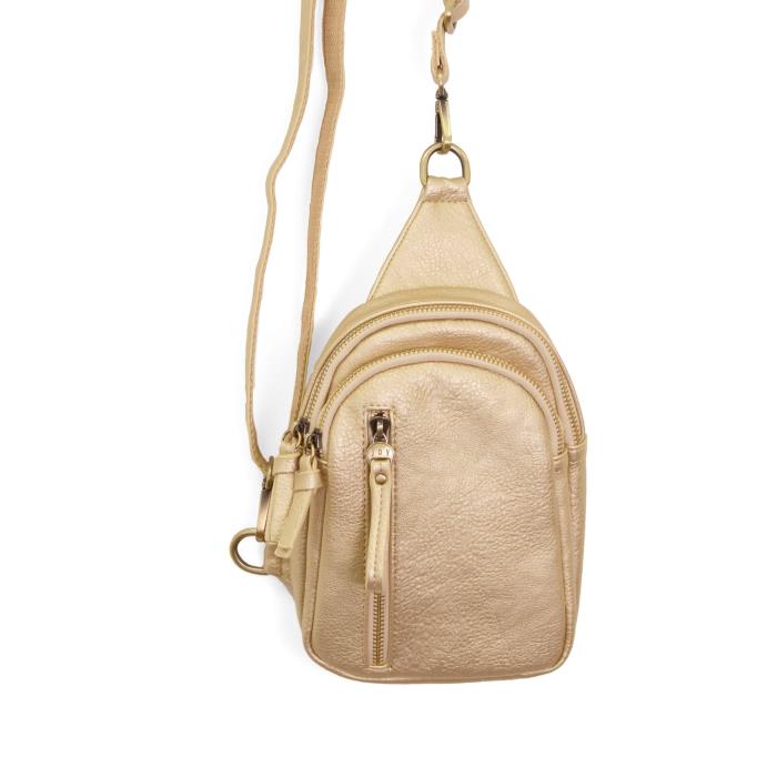 Joy Susan Skyler Sling Bag - Metallic Gold
