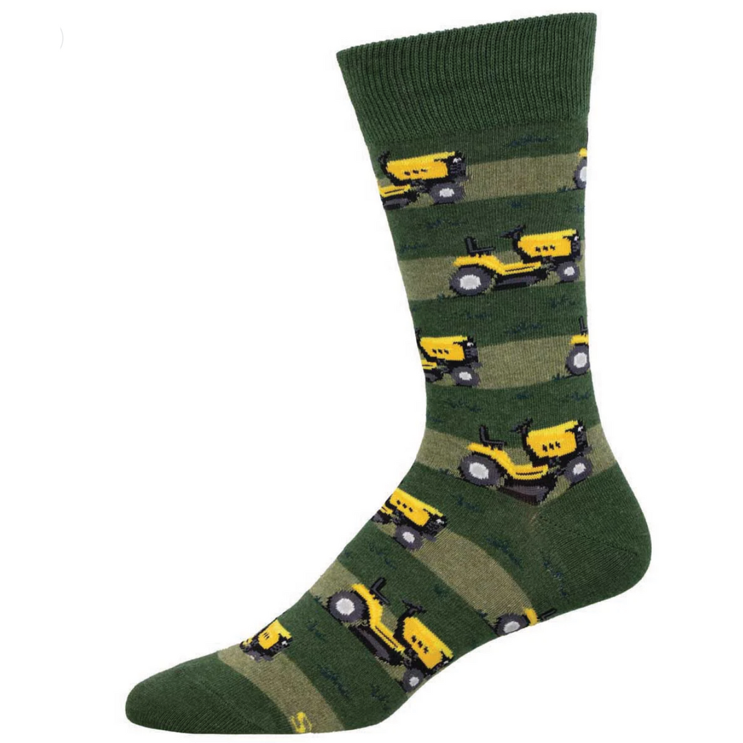 Socksmith Men's Crew Socks - Lawn Mower