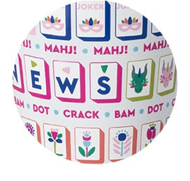 Swig Stemless Wine Cup 12oz - Mahjong