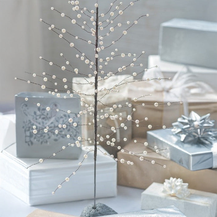 Trade Cie Jeweled Tree w/Small Pearls