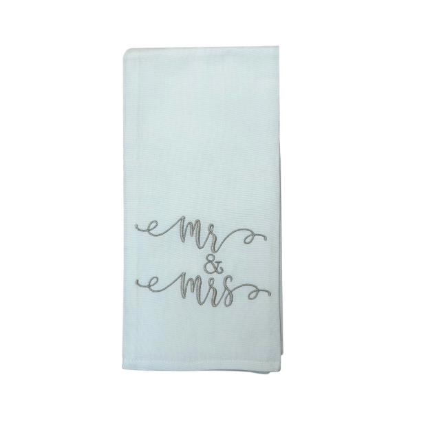 Hanging By A Thread Towel - Mr & Mrs