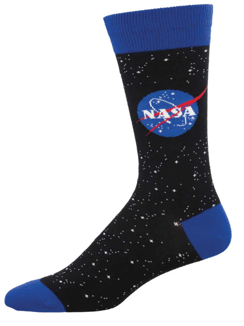 Socksmith Men's Crew Socks - Nasa Logo
