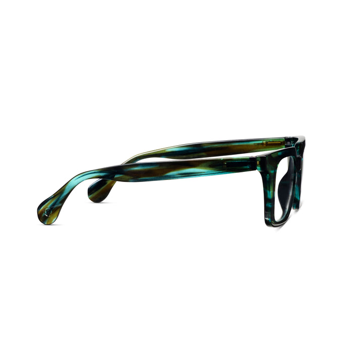 Peepers Page Glasses - Teal Horn