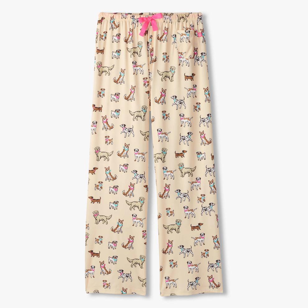 Hatley Capelton Road Women's Cute Pups Pajama Pants