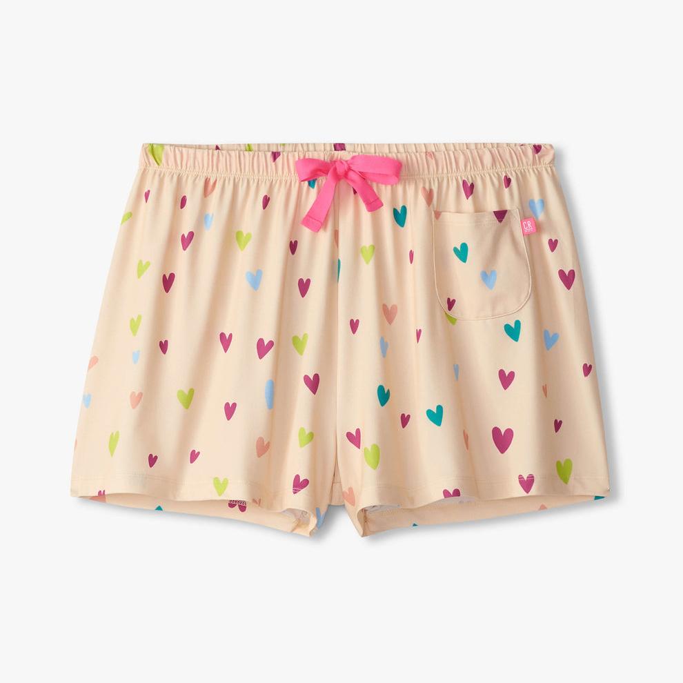 Hatley Capelton Road Women's Jelly Bean Hearts Pajama Shorts