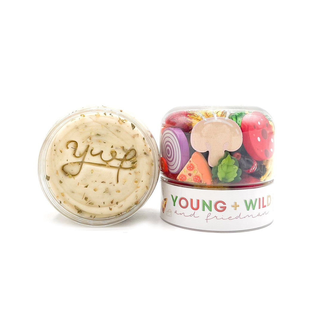 Young + Wild and Friedman Grab & Go Dough Jar - Pizza - WS