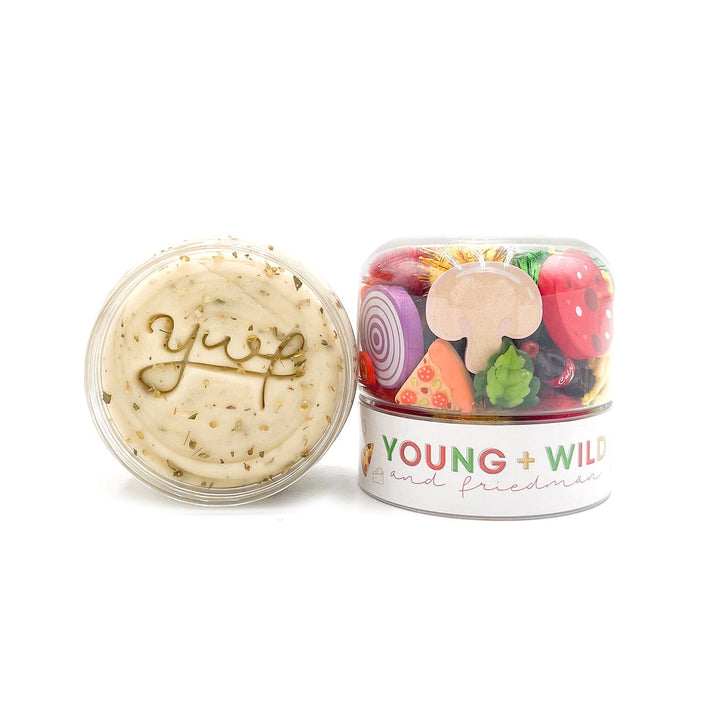 Young + Wild and Friedman Grab & Go Dough Jar - Pizza - WS