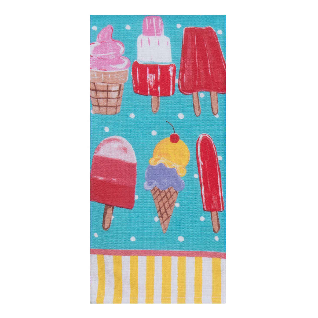 Kay Dee Designs Summer Fun Lots of Scoops Dual Purpose Terry Towel
