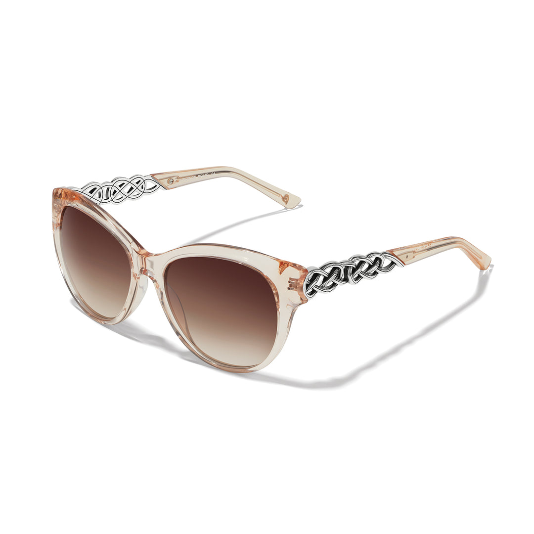 Brighton Interlok Braid Sunglasses - Rosewater