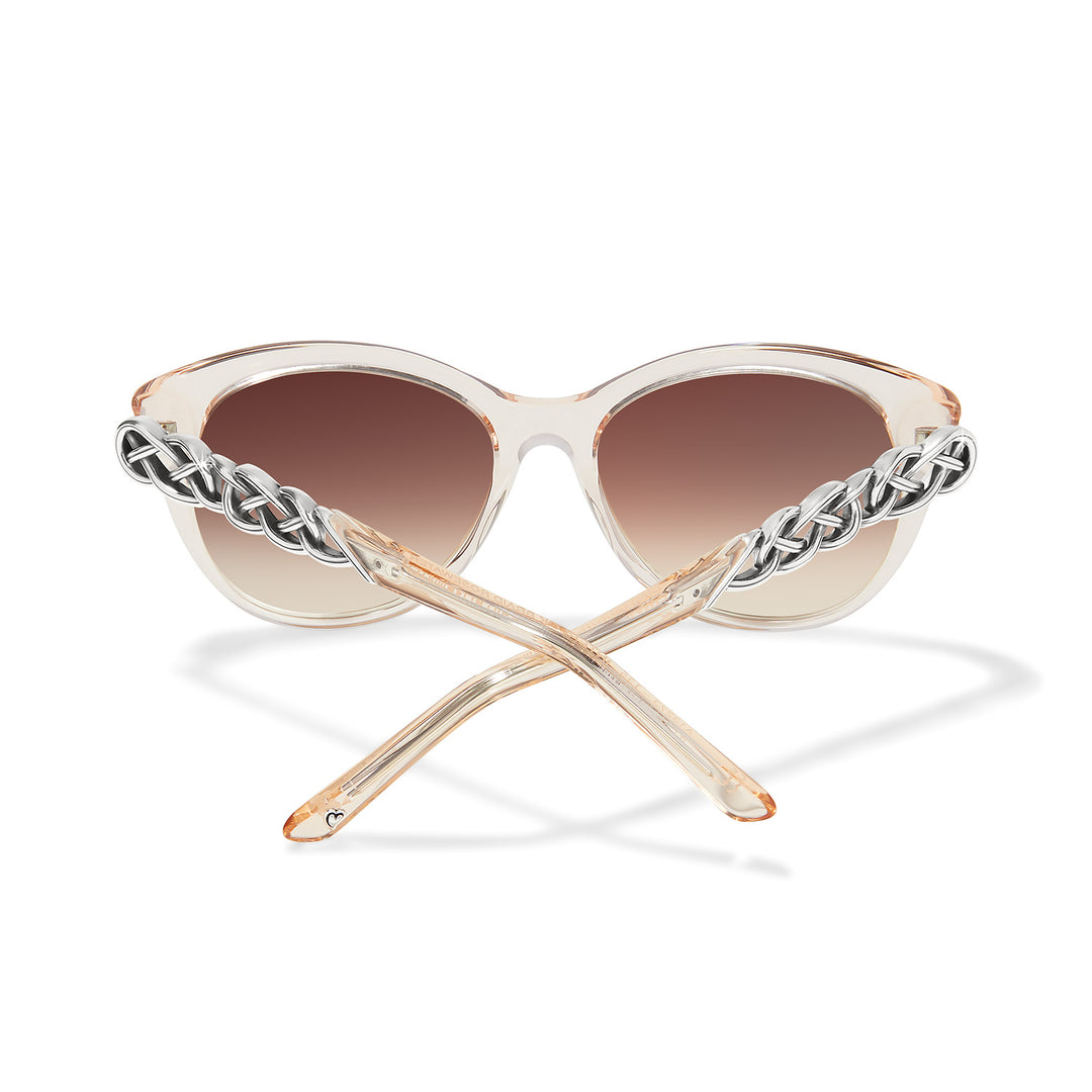 Brighton Interlok Braid Sunglasses - Rosewater