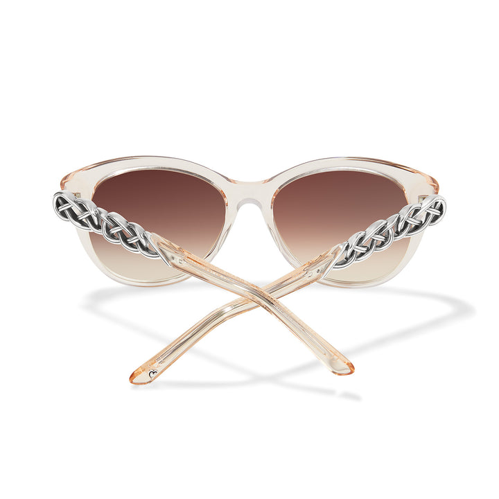Brighton Interlok Braid Sunglasses - Rosewater