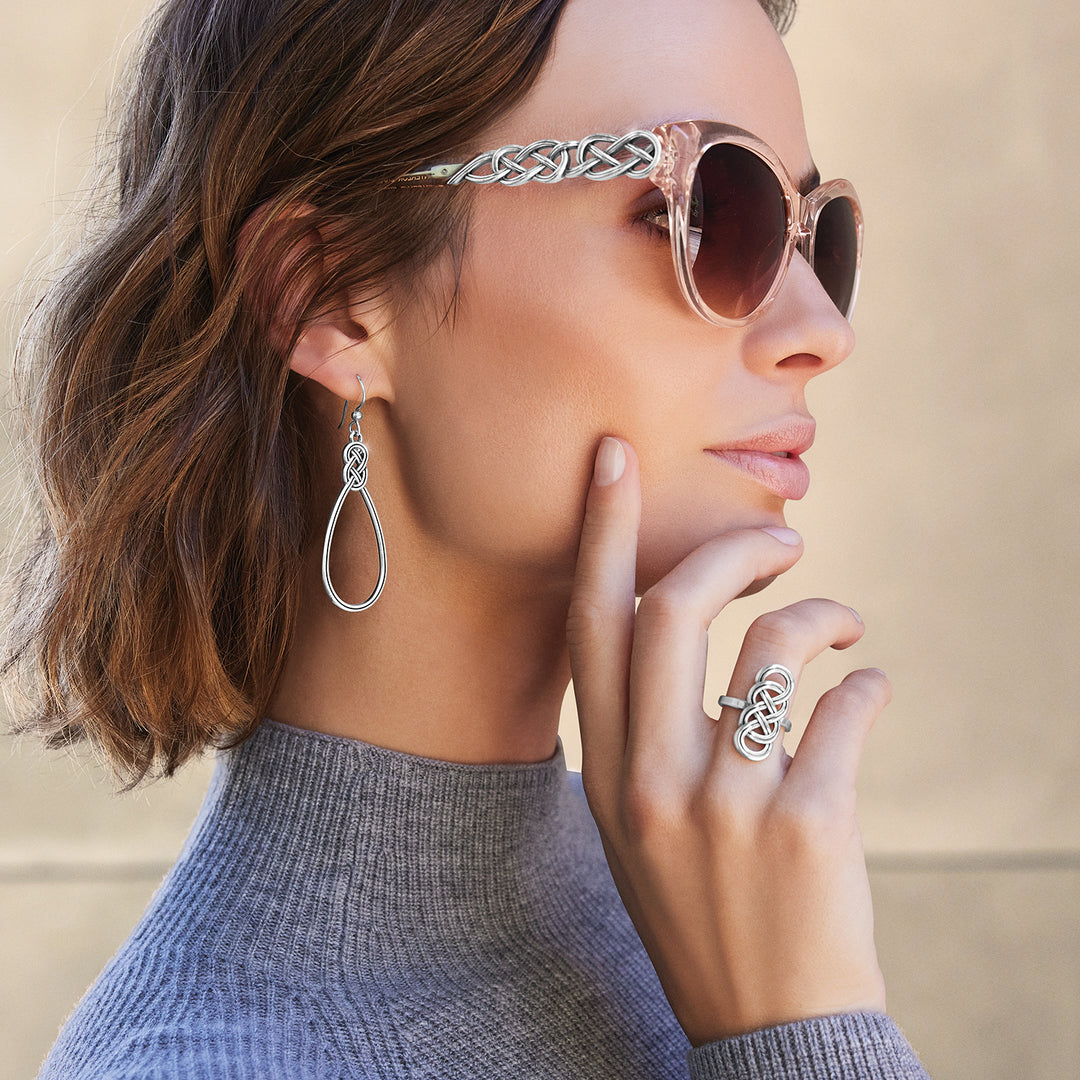 Brighton Interlok Braid Sunglasses - Rosewater