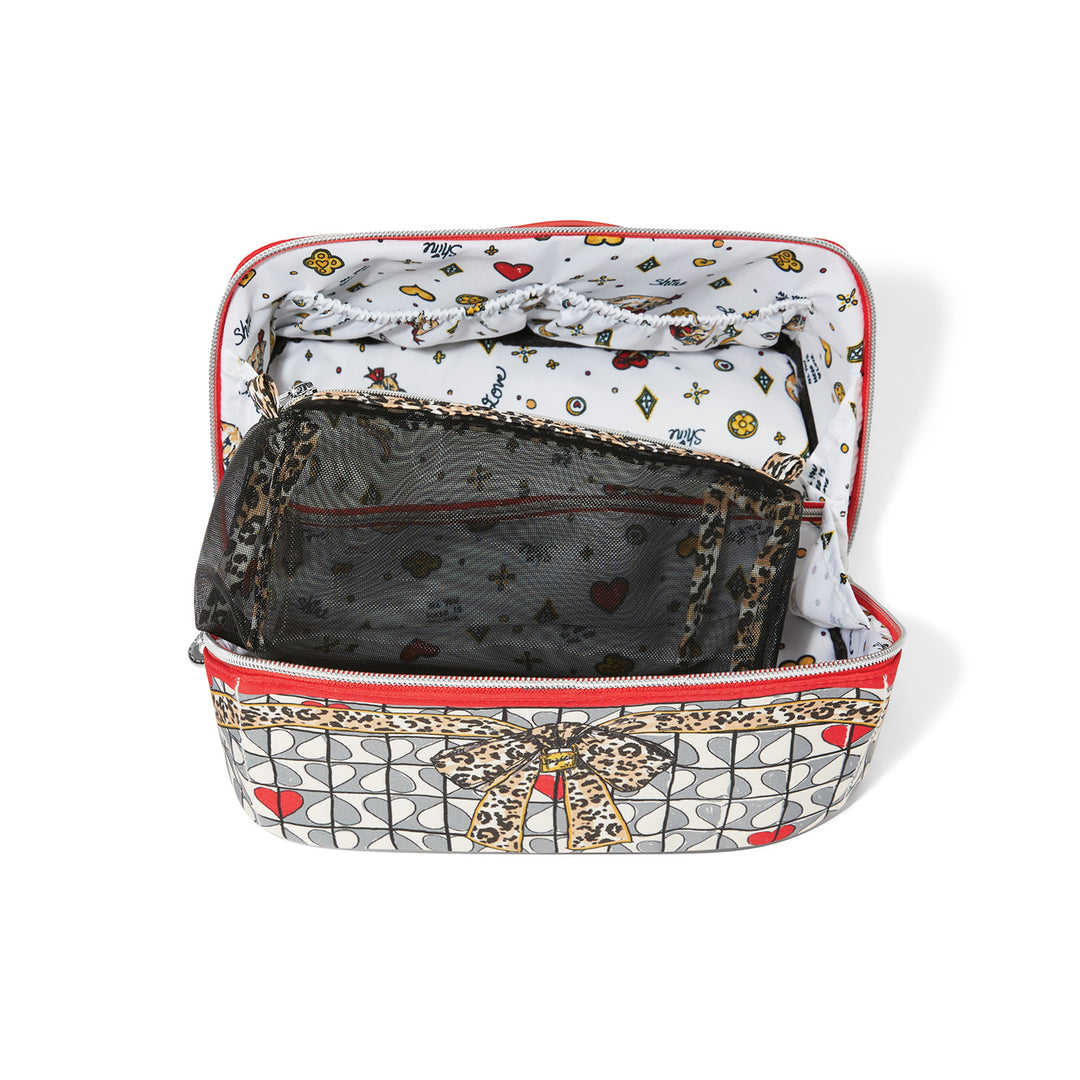 brighton travel makeup bag Brighton Wild Love Cosmetic Bag – Daisy Lane Gifts LLC