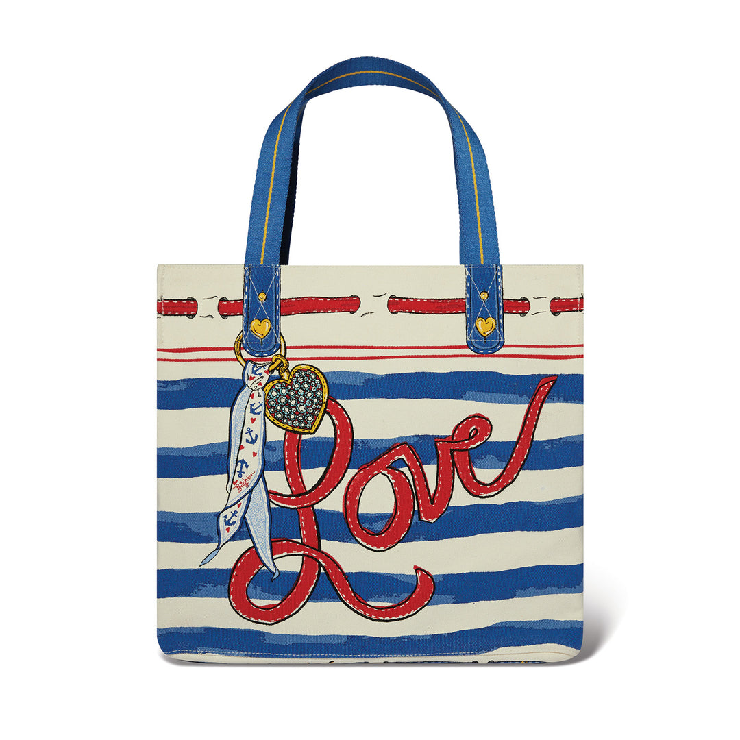 Brighton Striped Love Tote