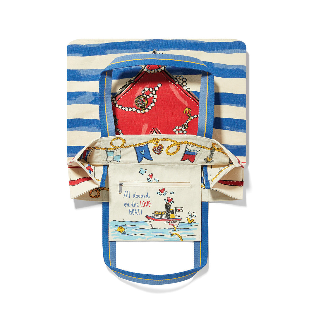 Brighton Striped Love Tote