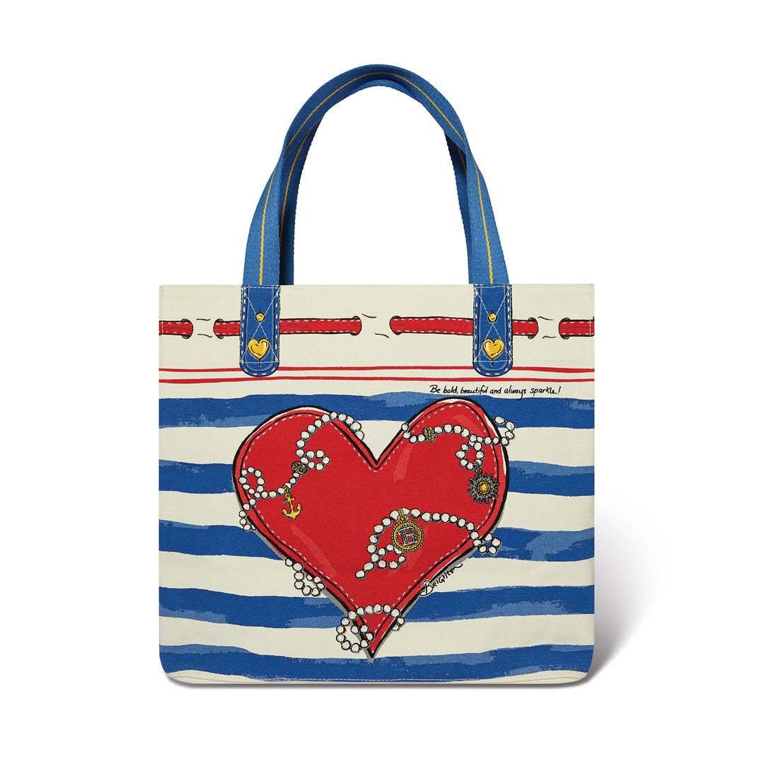Brighton Striped Love Tote