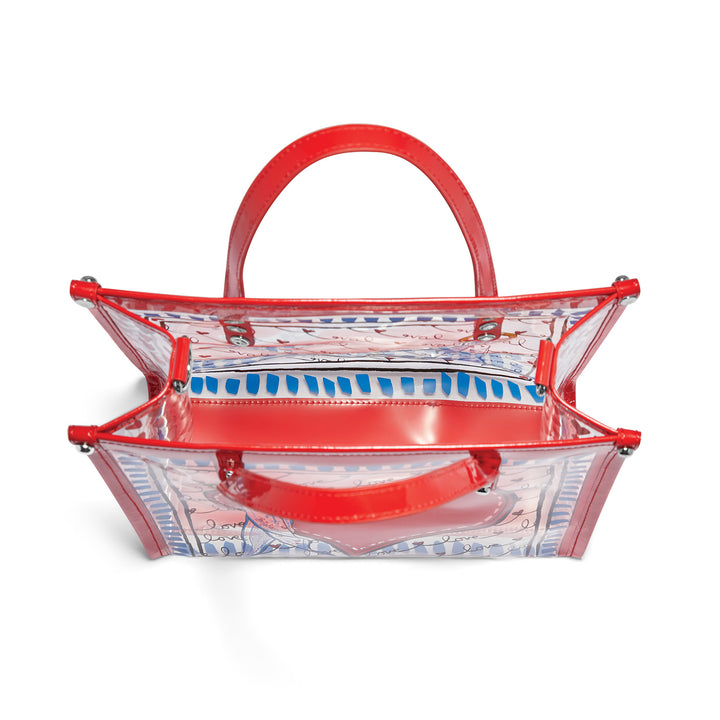 Brighton Striped Loved Vinyl Tote