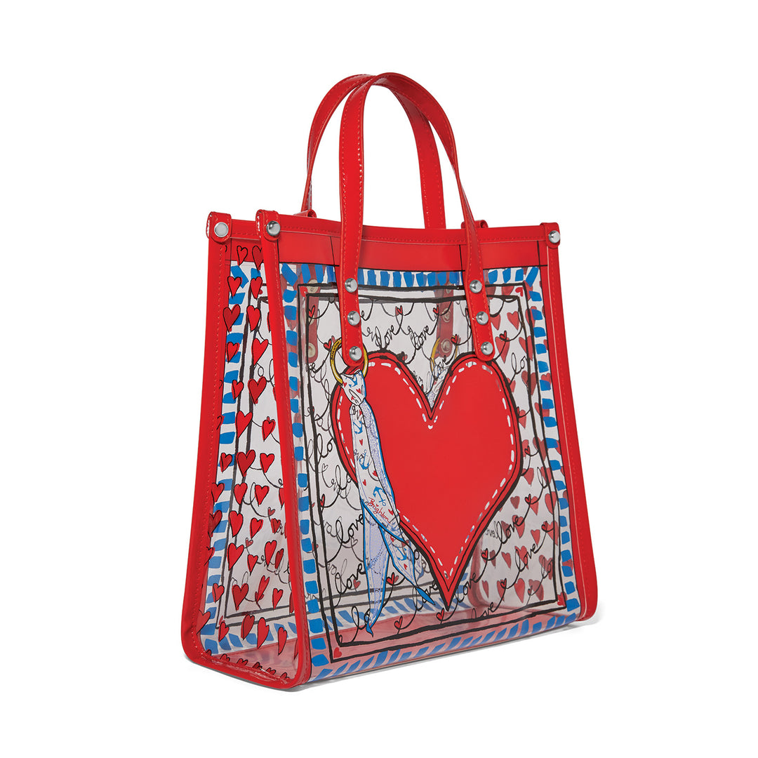Brighton Striped Loved Vinyl Tote