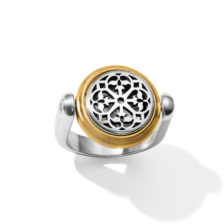 Brighton Ferrara Two Tone Reversible Ring - Size 7