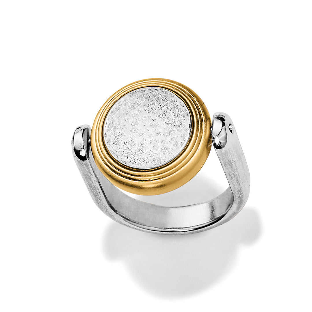 Brighton Ferrara Two Tone Reversible Ring - Size 7