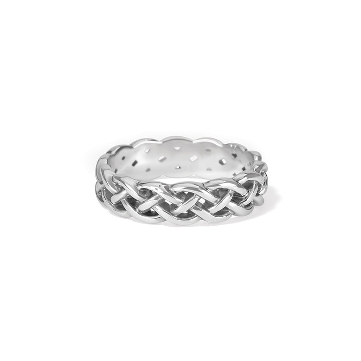 Brighton Interlok Braid Band Ring - Size 8