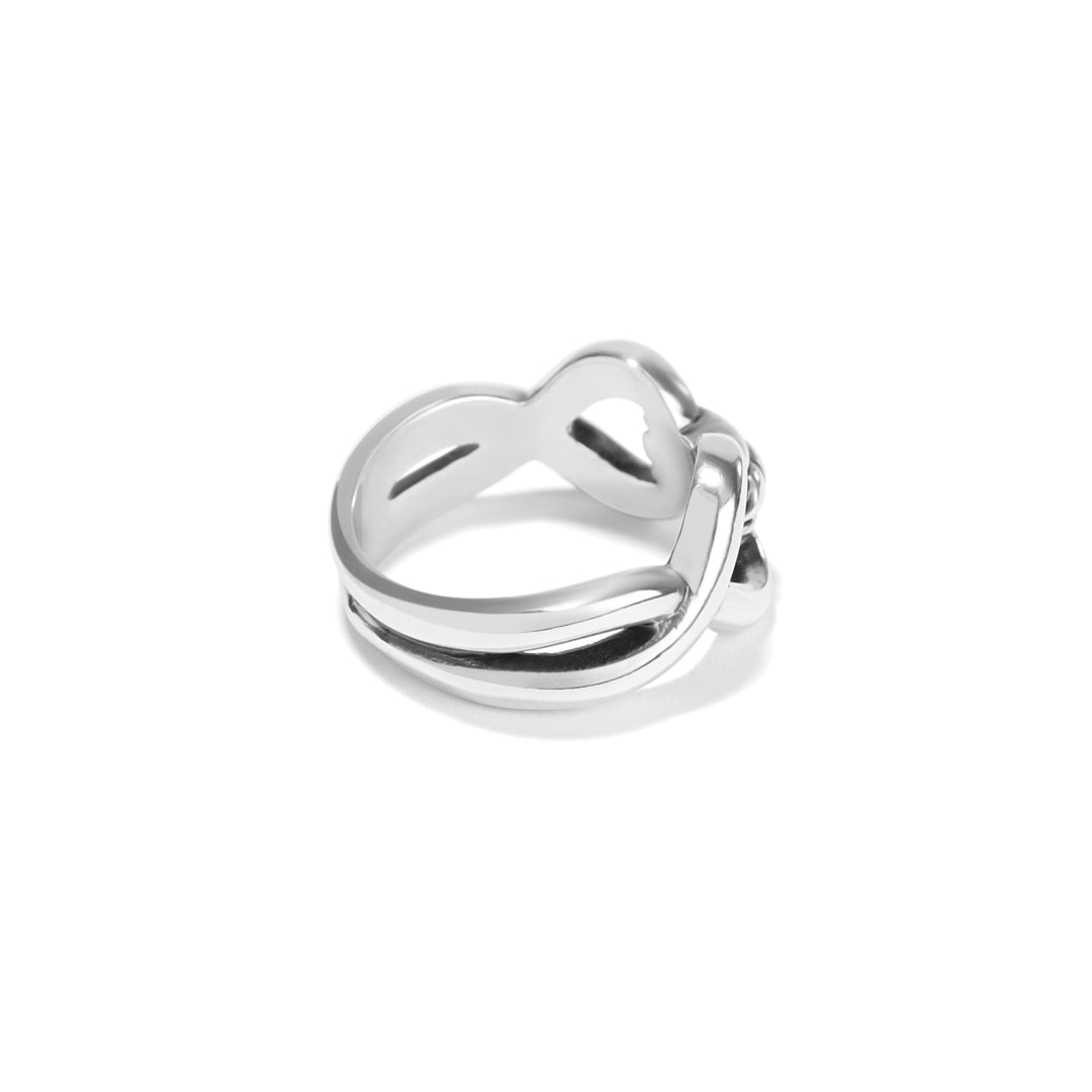 Brighton Interlok Infinity Ring - Size 6