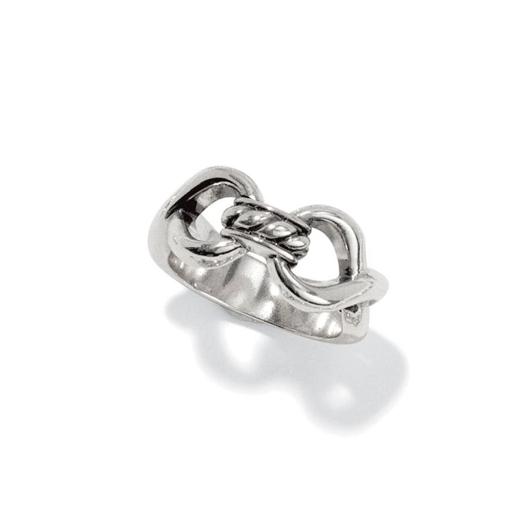 Brighton Interlok Infinity Ring - Size 6